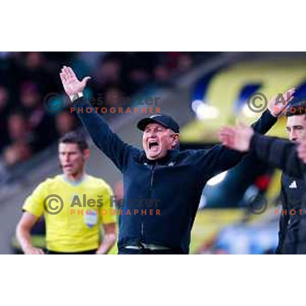 Matjaz Kek, head coach of Slovenia during FIFA World Cup 2026 European Qualifiers match between Slovenia and Switzerland in SRC Stozice, Ljubljana, Slovenia on October 13, 2025