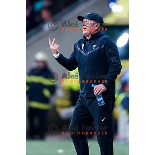 Matjaz Kek, head coach of Slovenia during FIFA World Cup 2026 European Qualifiers match between Slovenia and Switzerland in SRC Stozice, Ljubljana, Slovenia on October 13, 2025