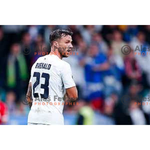 David Brekalo during FIFA World Cup 2026 European Qualifiers match between Slovenia and Switzerland in SRC Stozice, Ljubljana, Slovenia on October 13, 2025