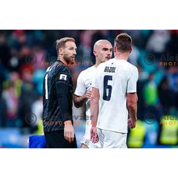 Vanja Drkusic during FIFA World Cup 2026 European Qualifiers match between Slovenia and Switzerland in SRC Stozice, Ljubljana, Slovenia on October 13, 2025