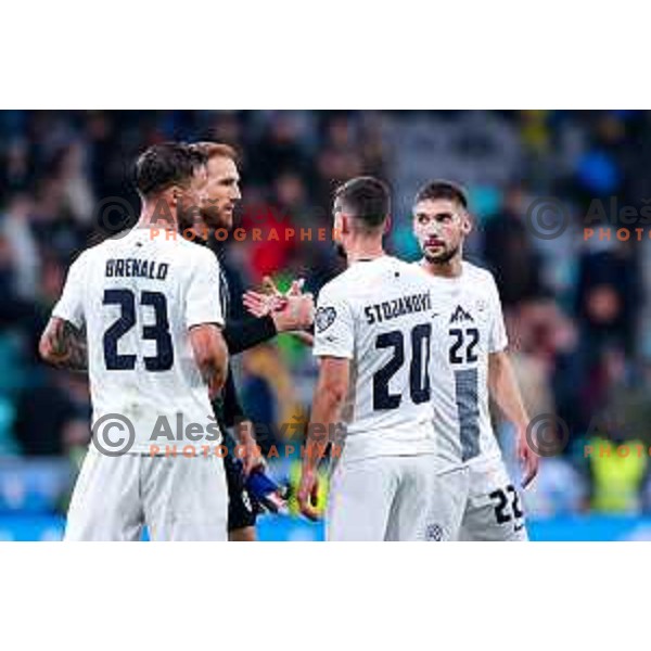 during FIFA World Cup 2026 European Qualifiers match between Slovenia and Switzerland in SRC Stozice, Ljubljana, Slovenia on October 13, 2025