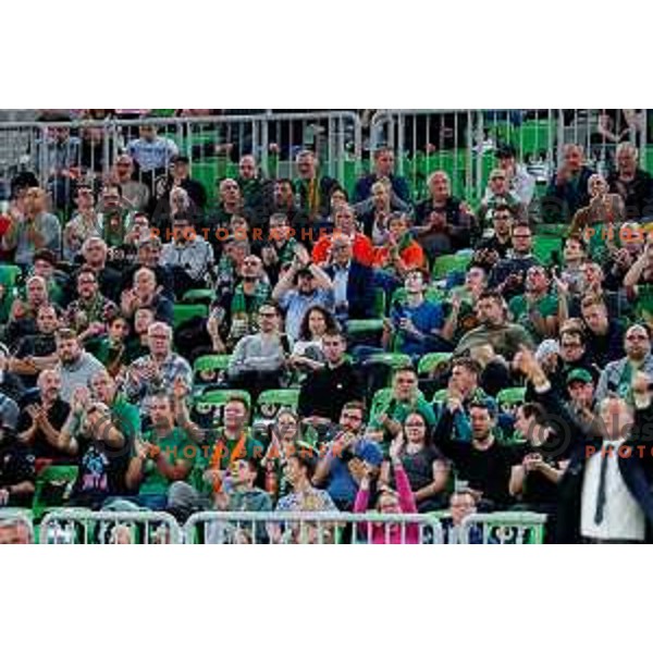 in action during BKT EuroCup 2025-2026 basketball match between Cedevita Olimpija (SLO) and Aris Solun (GRC) in SRC Stozice, Ljubljana, Slovenia on October 14th, 2025