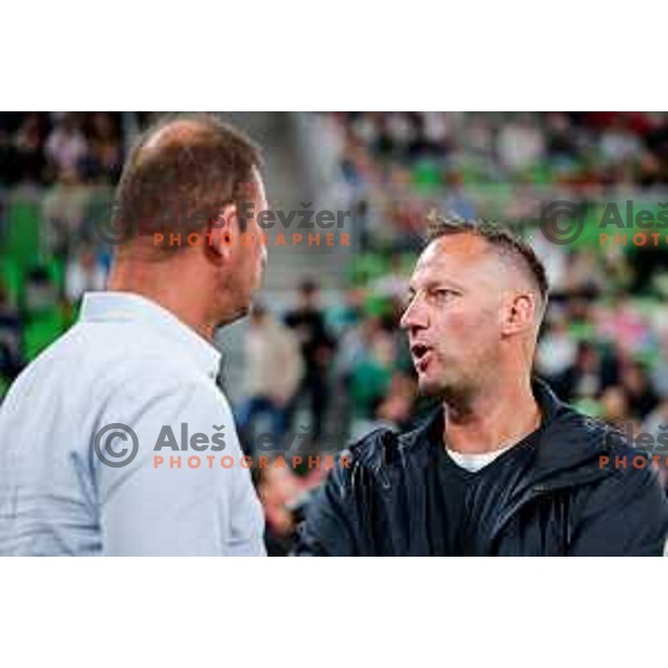 in action during BKT EuroCup 2025-2026 basketball match between Cedevita Olimpija (SLO) and Aris Thessaloniki Betsson (GRE) in SRC Stozice, Ljubljana, Slovenia on October 14, 2025