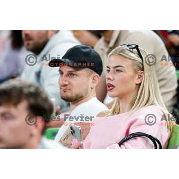 in action during BKT EuroCup 2025-2026 basketball match between Cedevita Olimpija (SLO) and Aris Thessaloniki Betsson (GRE) in SRC Stozice, Ljubljana, Slovenia on October 14, 2025