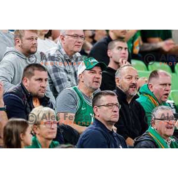 in action during BKT EuroCup 2025-2026 basketball match between Cedevita Olimpija (SLO) and Aris Thessaloniki Betsson (GRE) in SRC Stozice, Ljubljana, Slovenia on October 14, 2025