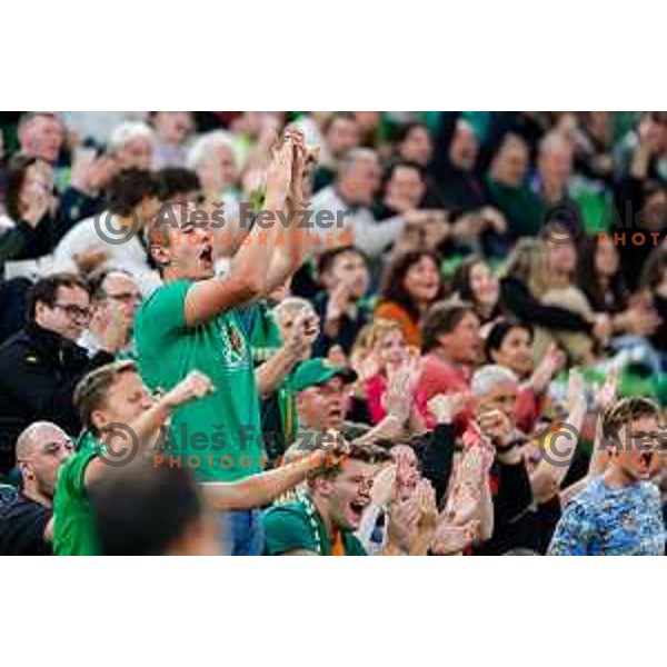 in action during BKT EuroCup 2025-2026 basketball match between Cedevita Olimpija (SLO) and Aris Thessaloniki Betsson (GRE) in SRC Stozice, Ljubljana, Slovenia on October 14, 2025