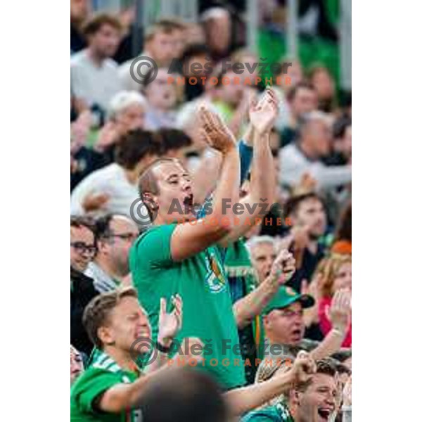 in action during BKT EuroCup 2025-2026 basketball match between Cedevita Olimpija (SLO) and Aris Thessaloniki Betsson (GRE) in SRC Stozice, Ljubljana, Slovenia on October 14, 2025