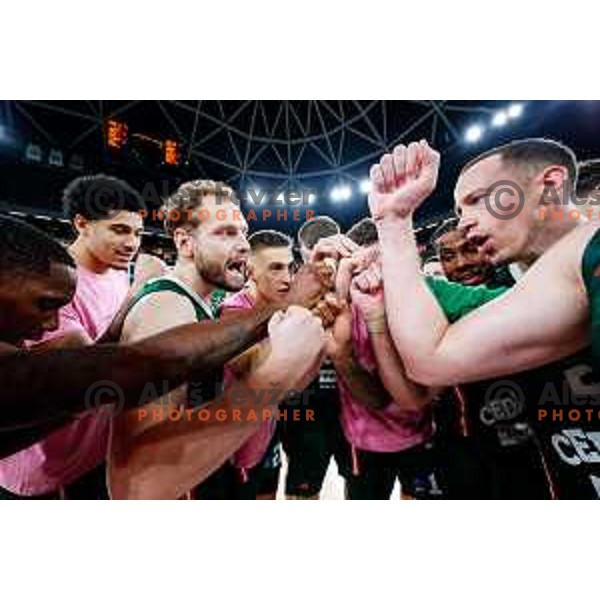 in action during BKT EuroCup 2025-2026 basketball match between Cedevita Olimpija (SLO) and Aris Thessaloniki Betsson (GRE) in SRC Stozice, Ljubljana, Slovenia on October 14, 2025