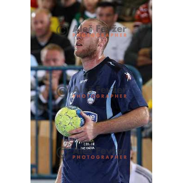Ales Pajovic at handball match Slovenia- Germany in Qualification for Euro 2010, played in Arena Zlatorog, Celje, Slovenia 2.11.2008. Germany won 27:26 