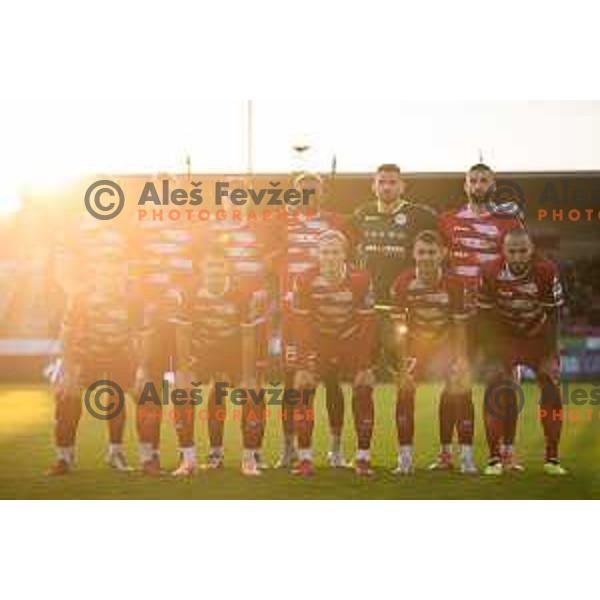 NK Aluminij starting eleven during Prva liga Telemach 2025/26 football match between NK Aluminij and NK Mura in Sportni park Kidricevo, Slovenia on October 17, 2025. Photo: Jure Banfi
