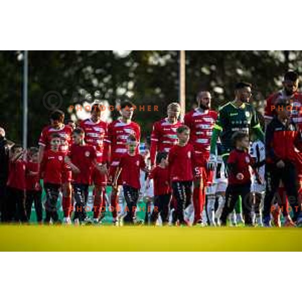 in action during Prva liga Telemach 2025/26 football match between NK Aluminij and NK Mura in Sportni park Kidricevo, Slovenia on October 17, 2025. Photo: Jure Banfi