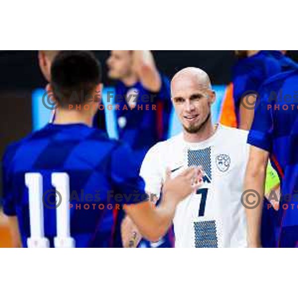 Igor Osredkar of Slovenia after Futsal Friendly match between Slovenia and Croatia in Dvorana Kodeljevo, Ljubljana, Slovenia on October 17, 2025. Photo: Filip Barbalic