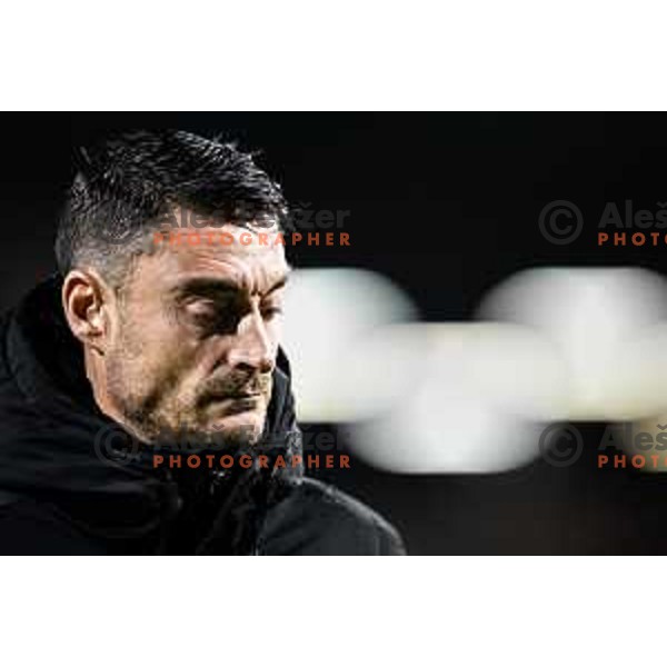 Albert Riera, head coach of NK Celje during Prva liga Telemach 2025/26 football match between NK Celje and NK Olimpija in Stadion z’dezele, Celje, Slovenia on October 18, 2025. Photo: Jure Banfi