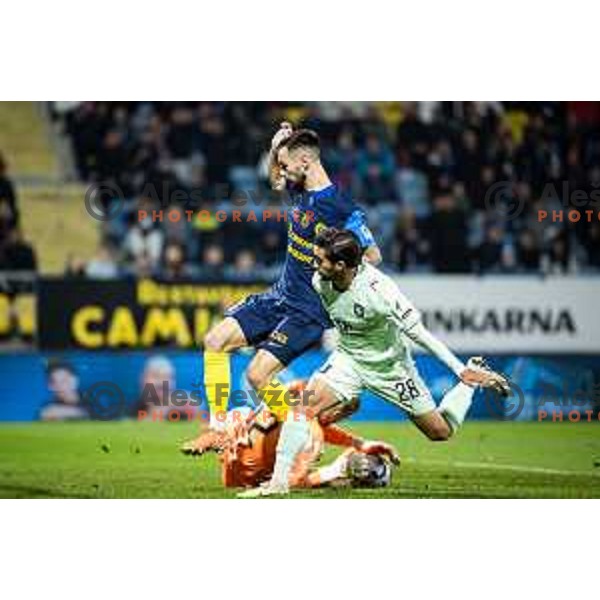 Darko Hrka in action during Prva liga Telemach 2025/26 football match between NK Celje and NK Olimpija in Stadion z’dezele, Celje, Slovenia on October 18, 2025. Photo: Jure Banfi