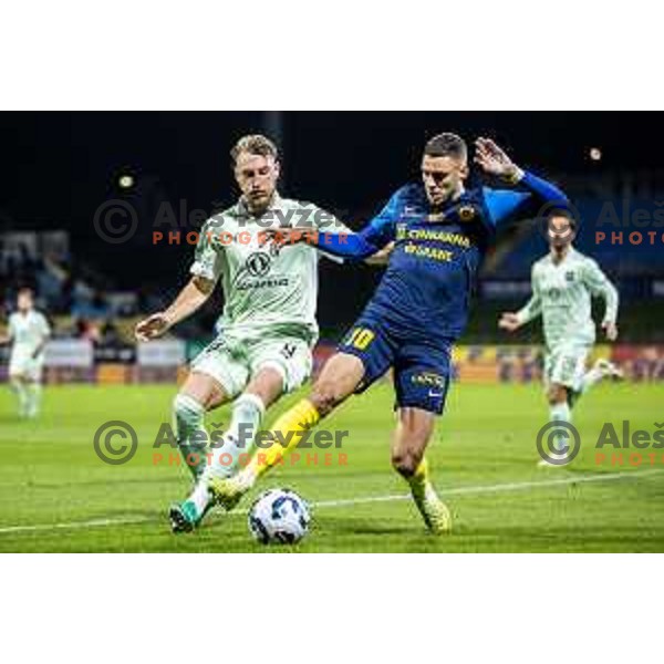 Danijel Sturm in action during Prva liga Telemach 2025/26 football match between NK Celje and NK Olimpija in Stadion z’dezele, Celje, Slovenia on October 18, 2025. Photo: Jure Banfi