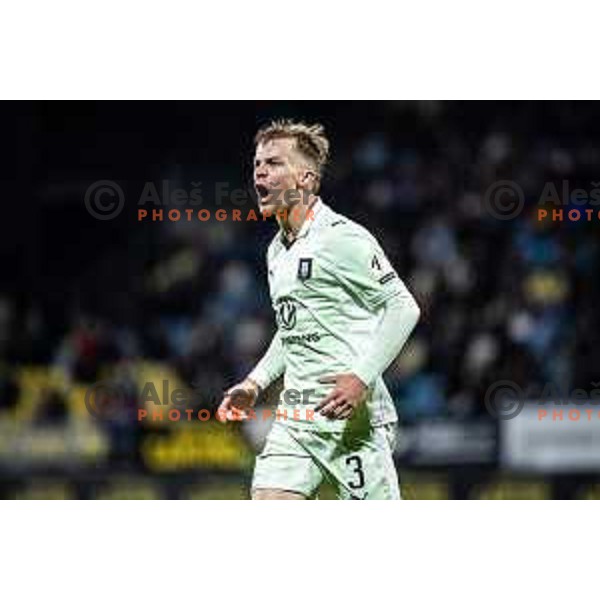 Jost Urbancic in action during Prva liga Telemach 2025/26 football match between NK Celje and NK Olimpija in Stadion z’dezele, Celje, Slovenia on October 18, 2025. Photo: Jure Banfi