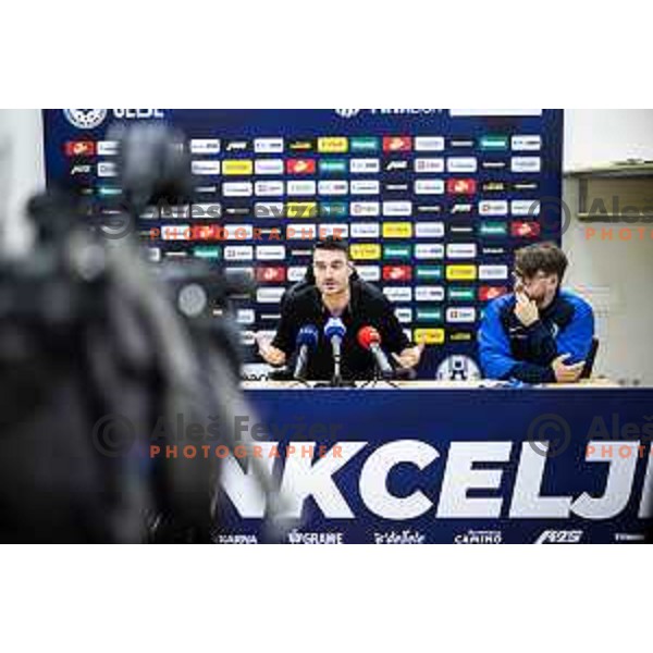 Albert Riera, head coach of NK Celje at the press conferencer after Prva liga Telemach 2025/26 football match between NK Celje and NK Olimpija in Stadion z’dezele, Celje, Slovenia on October 18, 2025. Photo: Jure Banfi