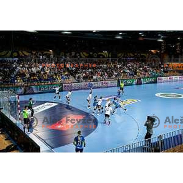 in action during European Championship Women 2026 Qualifiers handball match between Slovenia and Belgium in Arena Bonifika, Koper, Slovenia on October 15, 2025
