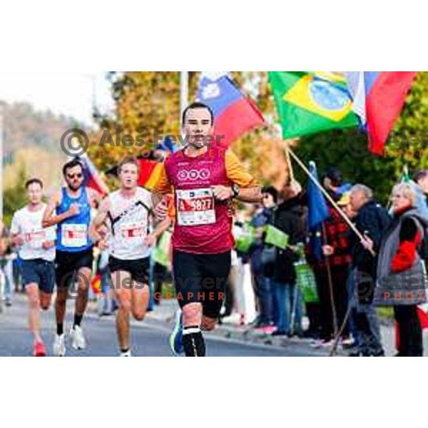 Ljubljana 2025 Marathon in Ljubljana, Slovenia on October 19, 2025