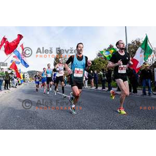 Ljubljana Marathon, Slovenia on October 19, 2025