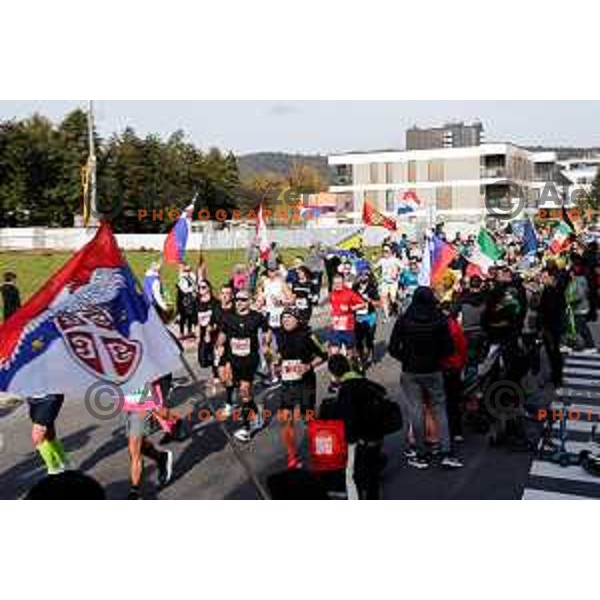 Ljubljana Marathon, Slovenia on October 19, 2025