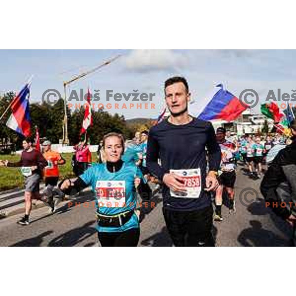 Ljubljana Marathon, Slovenia on October 19, 2025