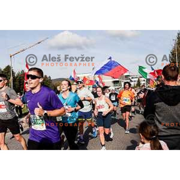 Ljubljana Marathon, Slovenia on October 19, 2025