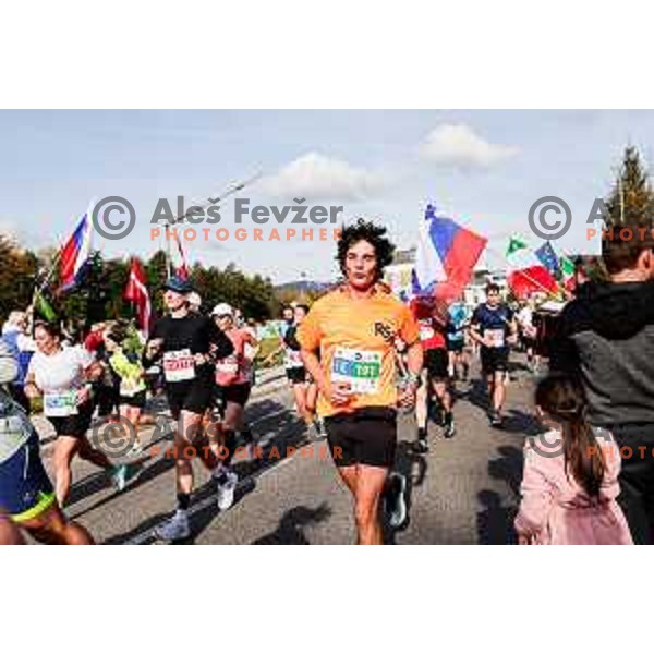 Ljubljana Marathon, Slovenia on October 19, 2025