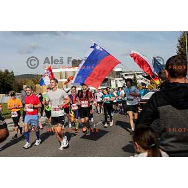Ljubljana Marathon, Slovenia on October 19, 2025