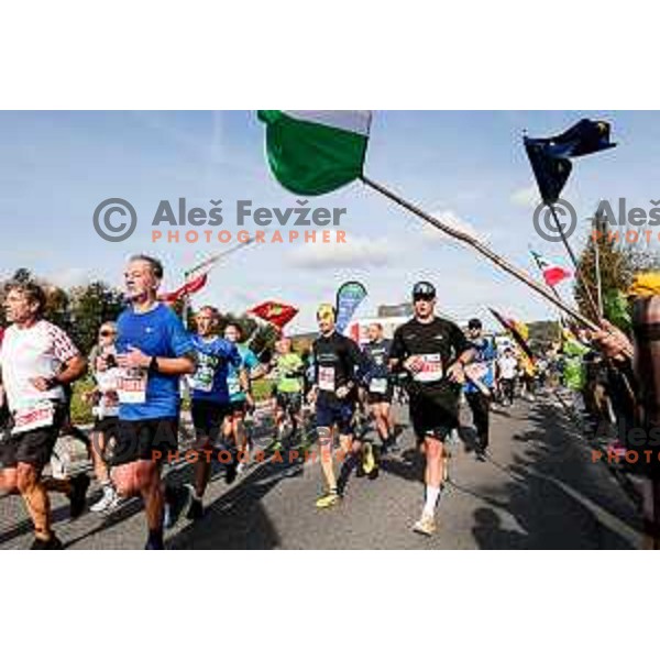 Ljubljana Marathon, Slovenia on October 19, 2025