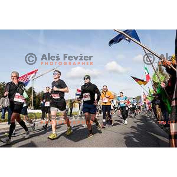 Ljubljana Marathon, Slovenia on October 19, 2025