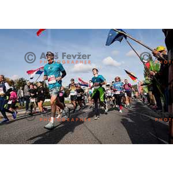 Ljubljana Marathon, Slovenia on October 19, 2025