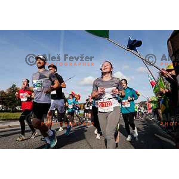 Ljubljana Marathon, Slovenia on October 19, 2025