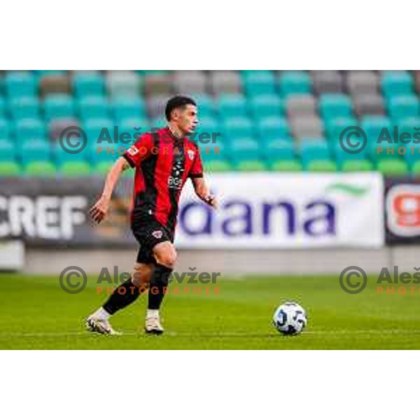 Mirko Mutavcic in action during Prva liga Telemach 2025/2026 football match between Bravo Big Bang and Primorje in Ljubljana, Slovenia on October 19, 2025