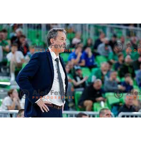during ABA League 2025/2026 basketball match between Cedevita Olimpija (SLO) and Zadar (CRO) in SRC Stozice, Ljubljana, Slovenia on October 19th, 2025.