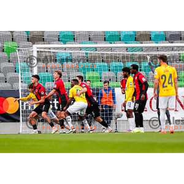 in action during Prva liga Telemach 2025/2026 football match between Bravo Big Bang and Primorje in Ljubljana, Slovenia on October 19, 2025