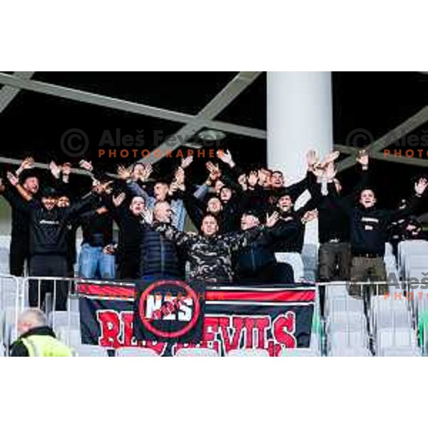 in action during Prva liga Telemach 2025/2026 football match between Bravo Big Bang and Primorje in Ljubljana, Slovenia on October 19, 2025