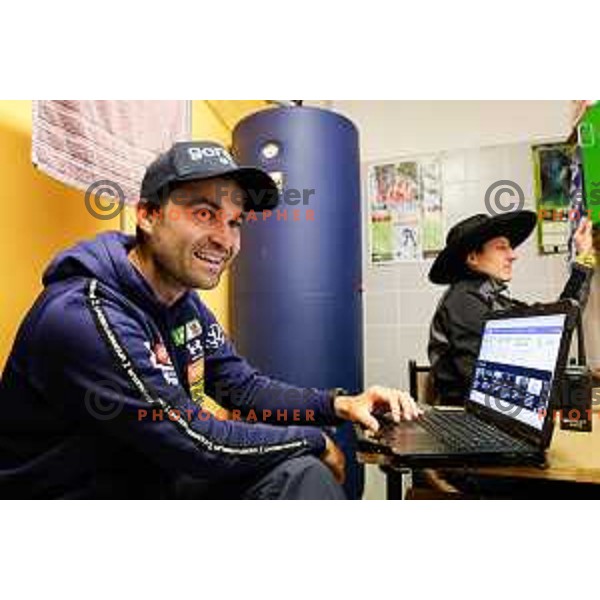 Robert Hrgota at Slovenian Ski jumping National Championship summer edition in Kranj, Slovenia on October 21, 2025