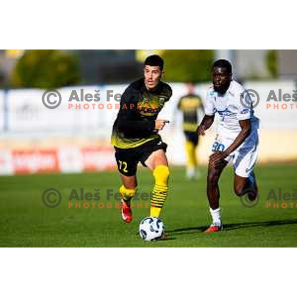 Dejan Vokic of Kalcer Radomlje in action during Prva liga Telemach 2025/2026 football match between Kalcer Radomlje and Koper in Domžale, Slovenia on October 25, 2025. Photo: Filip Barbalic
