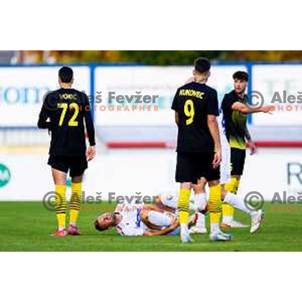 Florian Hartherz of Koper in action during Prva liga Telemach 2025/2026 football match between Kalcer Radomlje and Koper in Domžale, Slovenia on October 25, 2025. Photo: Filip Barbalic