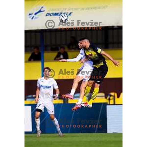 in action during Prva liga Telemach 2025/2026 football match between Kalcer Radomlje and Koper in Domžale, Slovenia on October 25, 2025. Photo: Filip Barbalic