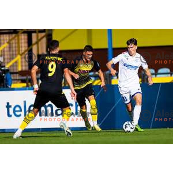 Aljaz Zalaznik of Koper in action during Prva liga Telemach 2025/2026 football match between Kalcer Radomlje and Koper in Domžale, Slovenia on October 25, 2025. Photo: Filip Barbalic
