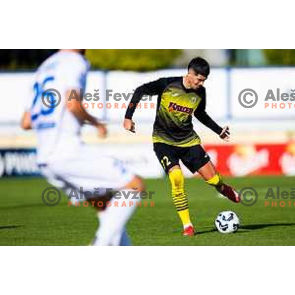Dejan Vokic of Kalcer Radomlje in action during Prva liga Telemach 2025/2026 football match between Kalcer Radomlje and Koper in Domžale, Slovenia on October 25, 2025. Photo: Filip Barbalic