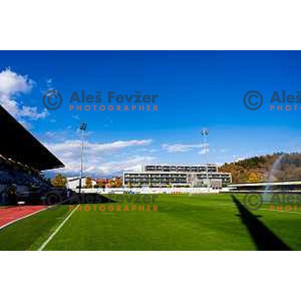 Sportni Park Domzale prior to the Prva liga Telemach 2025/2026 football match between Kalcer Radomlje and Koper in Domžale, Slovenia on October 25, 2025. Photo: Filip Barbalic