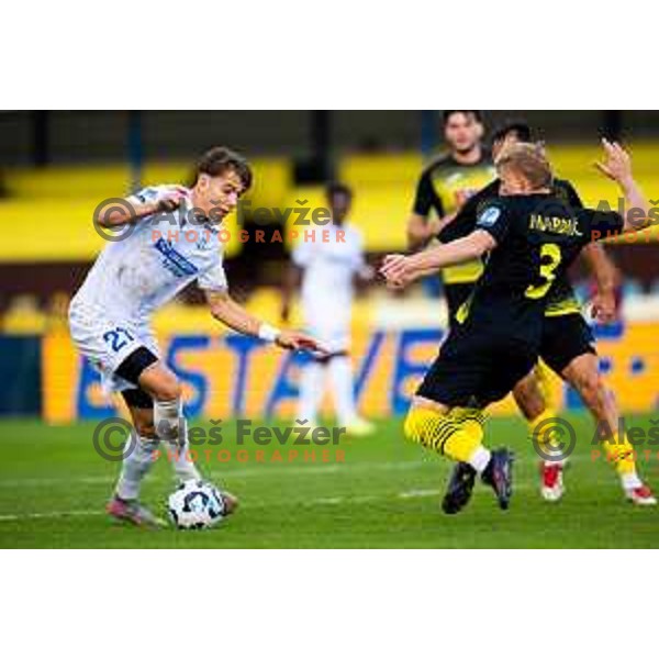 Andraz Ruedl of Koper in action during Prva liga Telemach 2025/2026 football match between Kalcer Radomlje and Koper in Domžale, Slovenia on October 25, 2025. Photo: Filip Barbalic