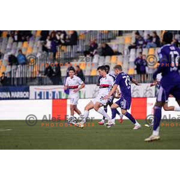 in action during Prva liga Telemach 2025/2026 football match between Maribor and Primorje at Ljudski vrt, Maribor, Slovenia on October 25, 2025 Photo: Sebastijan Andrejek Bukovec
