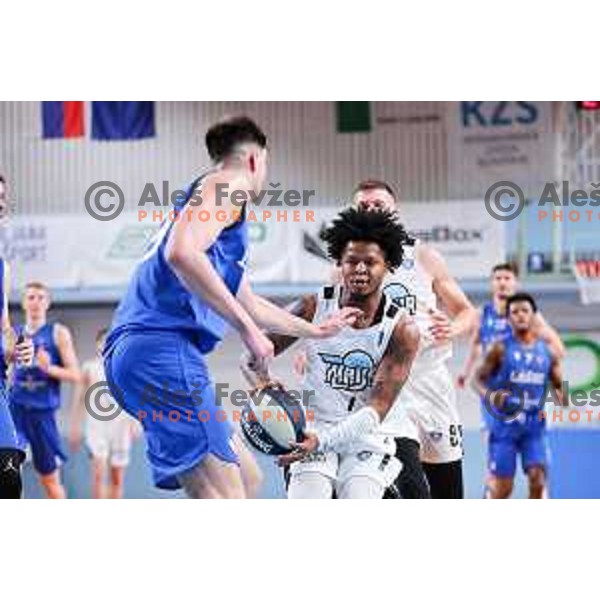 Wendell Jerome Green Jr of Ilirija in action during OTP Bank League 2025/2026 basketball match between Ilirija and Zlatorog Lasko in Ježica, Ljubljana, Slovenia on October 25, 2025. Photo: Filip Barbalic
