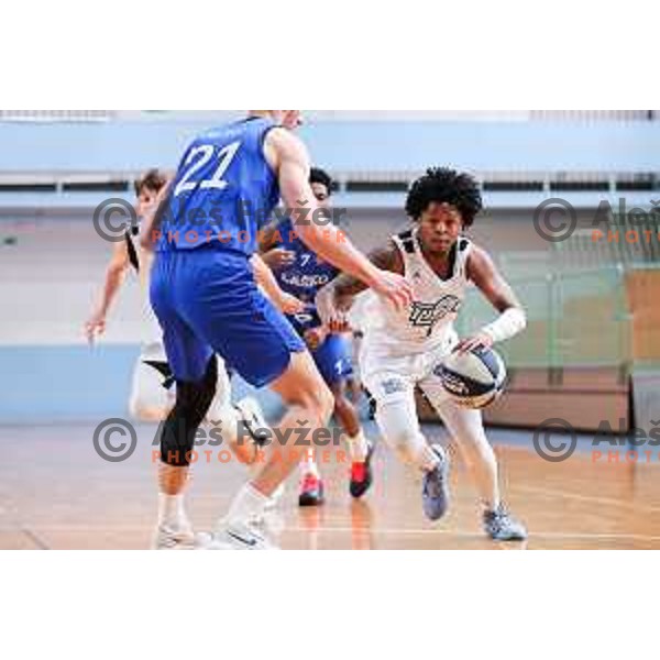 Wendell Jerome Green Jr of Ilirija in action during OTP Bank League 2025/2026 basketball match between Ilirija and Zlatorog Lasko in Ježica, Ljubljana, Slovenia on October 25, 2025. Photo: Filip Barbalic