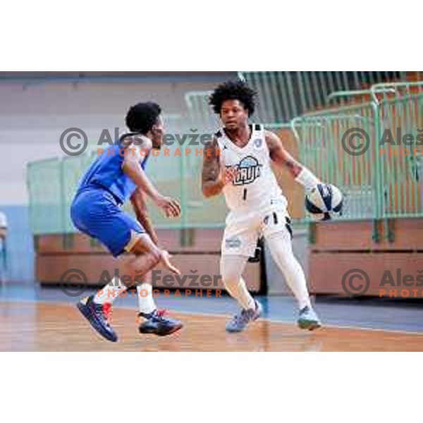 Wendell Jerome Green Jr of Ilirija in action during OTP Bank League 2025/2026 basketball match between Ilirija and Zlatorog Lasko in Ježica, Ljubljana, Slovenia on October 25, 2025. Photo: Filip Barbalic