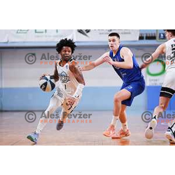 Wendell Jerome Green Jr of Ilirija in action during OTP Bank League 2025/2026 basketball match between Ilirija and Zlatorog Lasko in Ježica, Ljubljana, Slovenia on October 25, 2025. Photo: Filip Barbalic